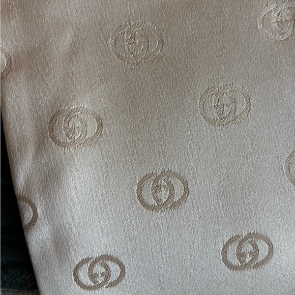 Gucci Beige/Peach Silk Scarf - Picture 5 of 7